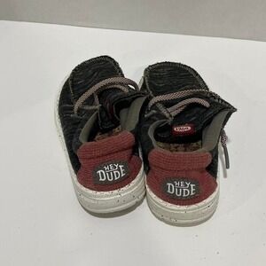 Hey Dude black/ pink toddler size 8 canvas shoes. SKU826 #lifestyle #sneaker